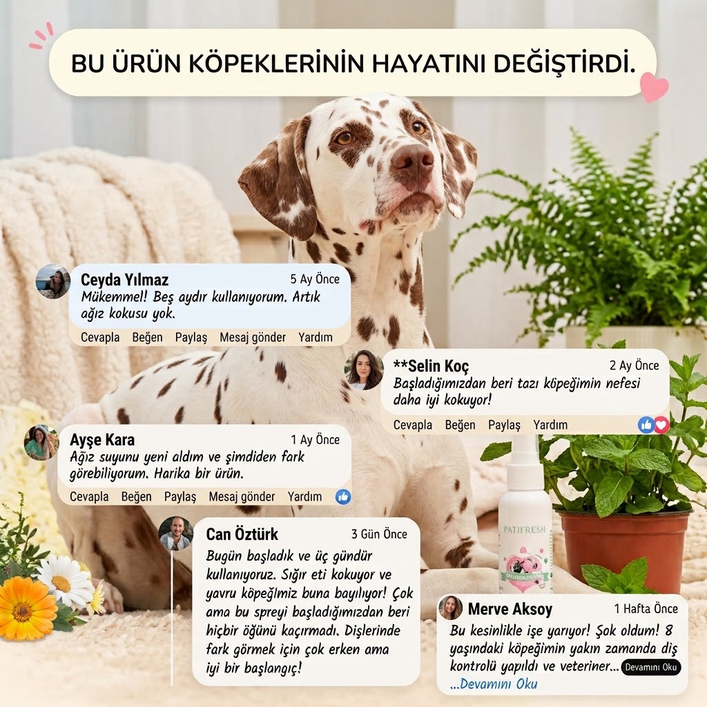 PatiFresh™ Probiyotik Köpek Diş Bakım Spreyi